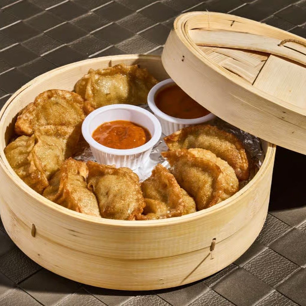 Fried Paneer Momo.