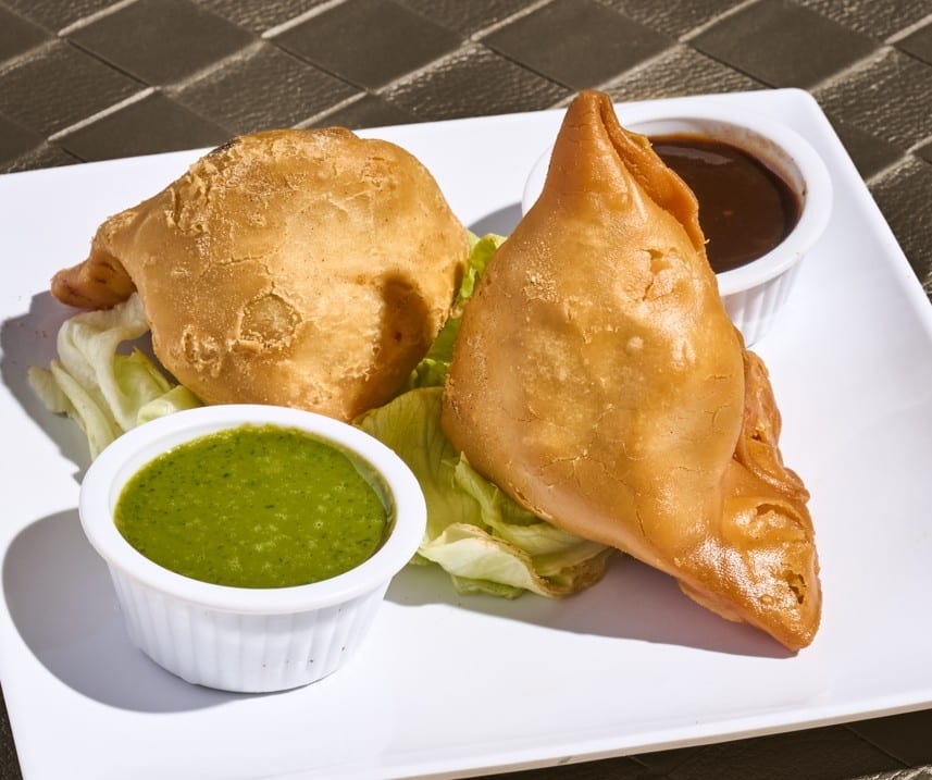 Vegetable Samosa.