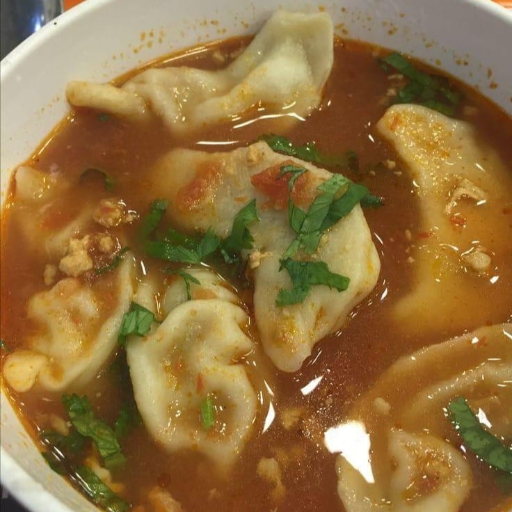 Goat Soup Chicken Momo.