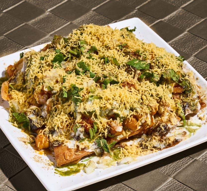 Aloo Tikki Chaat.