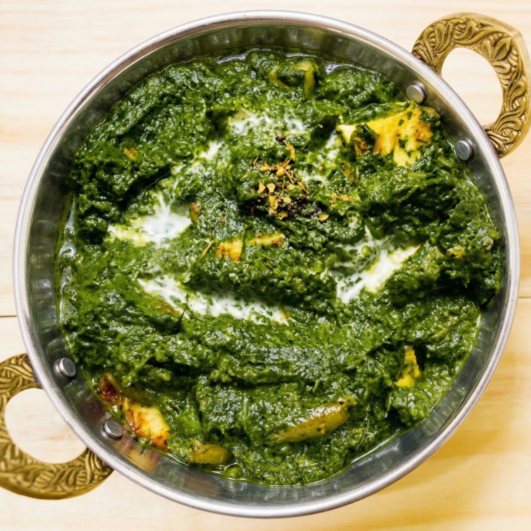 Shrimp Saag.