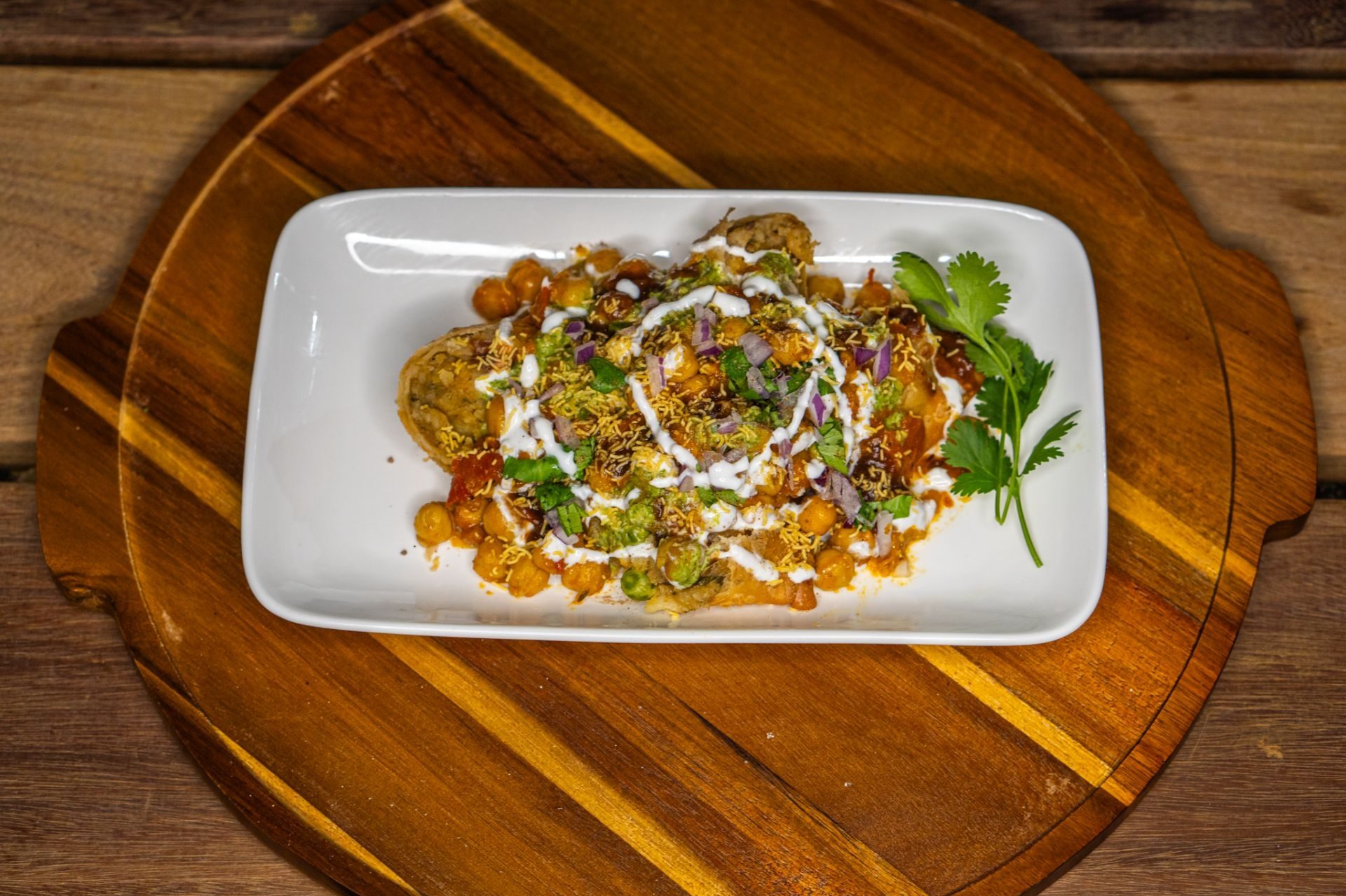Samosa Chaat.